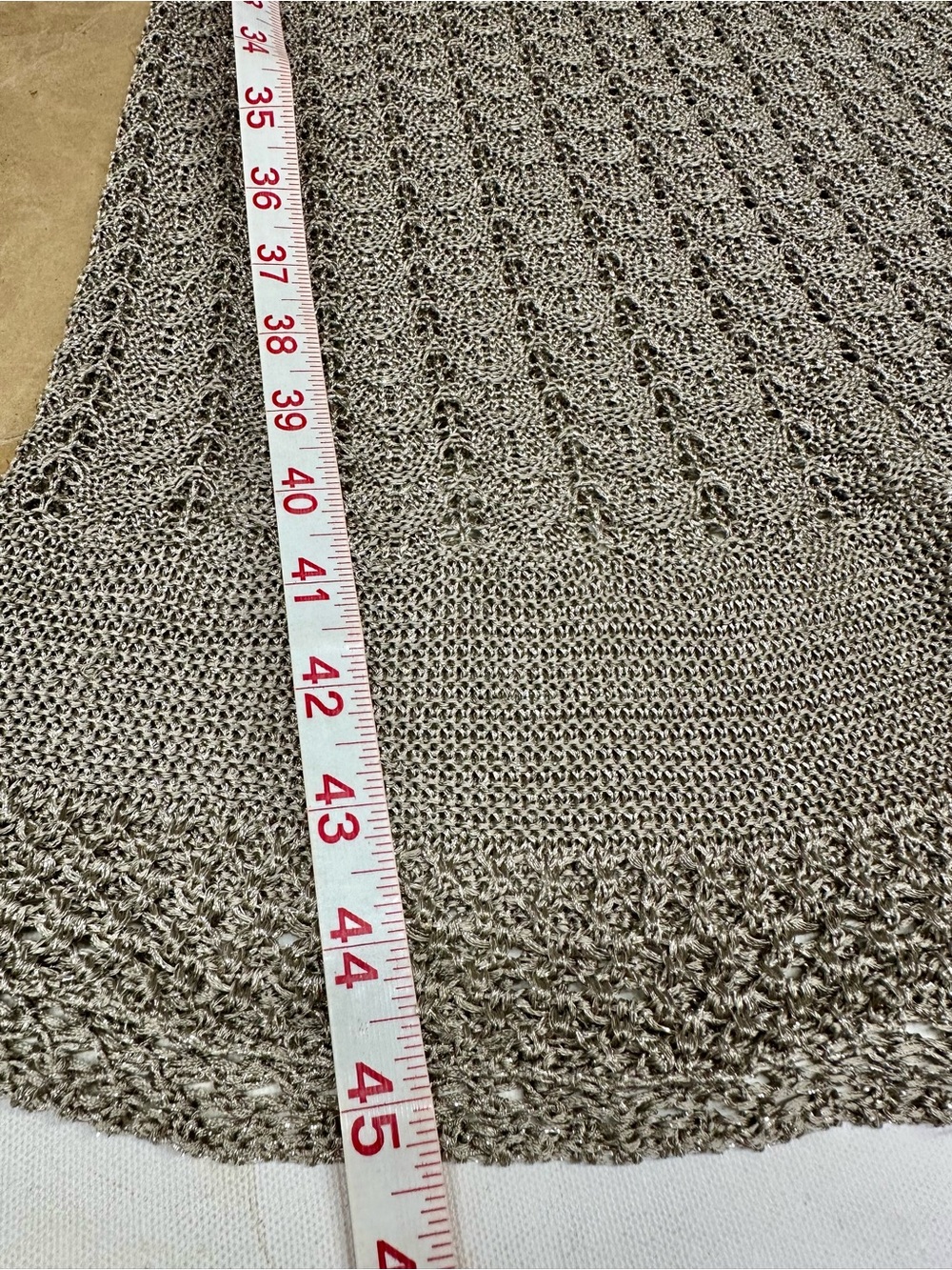 Ralph Lauren Silver-Taupe Knit Sweater dress - Picture 5 of 8